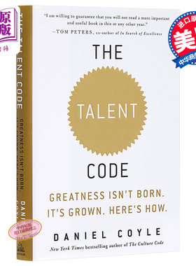 【中商原版】一万小时天才理论（精装）英文原版 The Talent Code: Greatness Isnt Born 自我提升 创造力