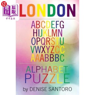 海外直订London Alphabet Puzzle 伦敦字母拼图