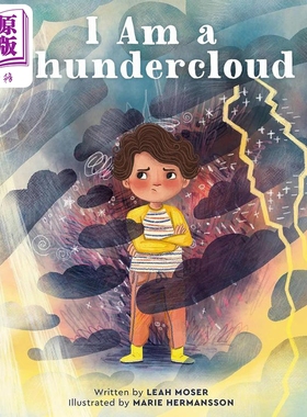预售 我是雷云 Marie Hermansson I Am a Thundercloud 英文原版 儿童情感感受绘本故事 精装精品绘本 进口童书 4-8岁【中商原版】