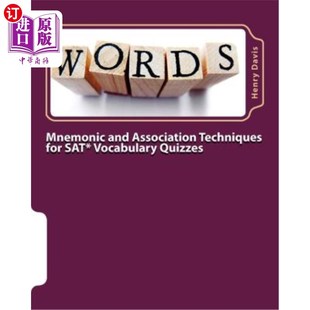 Techniques for SAT词汇测验 and 助记和联想技巧 Quizzes Association Vocabulary 海外直订Mnemonic SAT