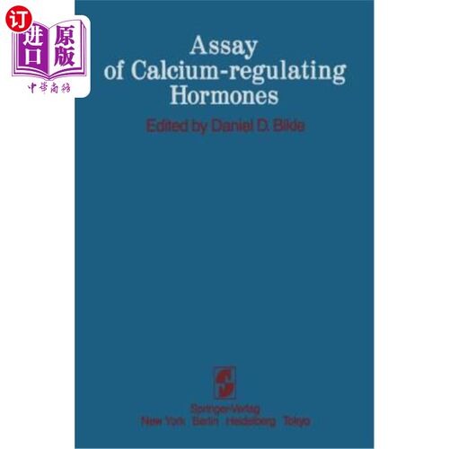 海外直订Assay of Calcium-Regulating Hormones 钙调节激素的测定