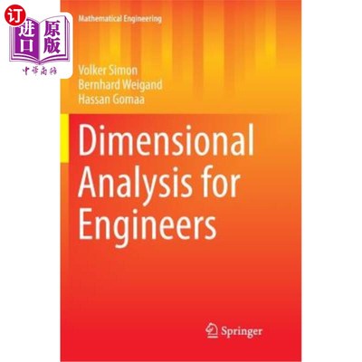 海外直订Dimensional Analysis for Engineers 面向工程师的量纲分析