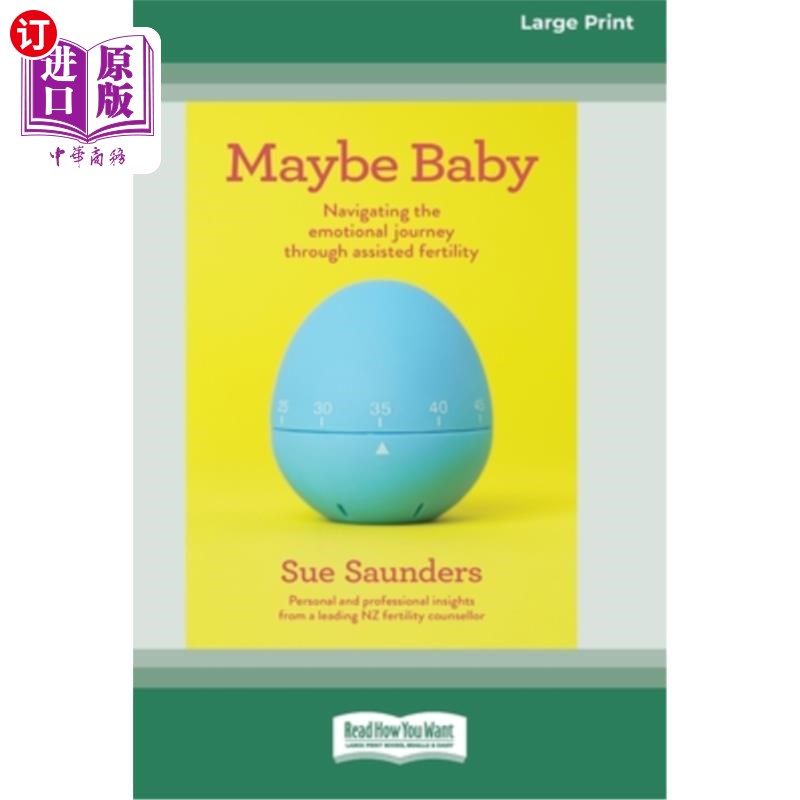 海外直订医药图书Maybe Baby: Navigating the emotional journey through assisted fertiltiy (Large P 也许宝宝：通过辅助
