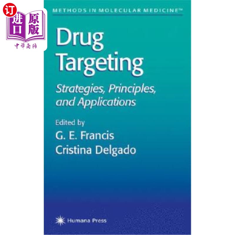 海外直订医药图书Drug Targeting: Strategies, Principles, and Applications 药物靶向:策略、原则和应用