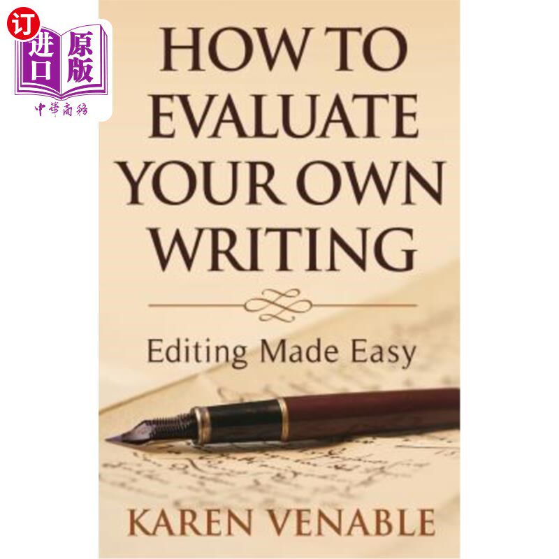 海外直订How To Evaluate Your Own Writing: Editing Made Easy 如何评价自己的写作:编辑变得简单