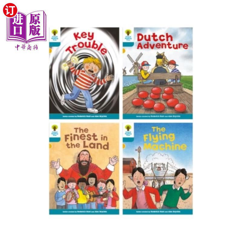 海外直订Oxford Reading Tree: Biff, Chip and Kipper Stori... 牛津阅读树:Biff, Chip和Kipper故事:牛津9级:混合包4