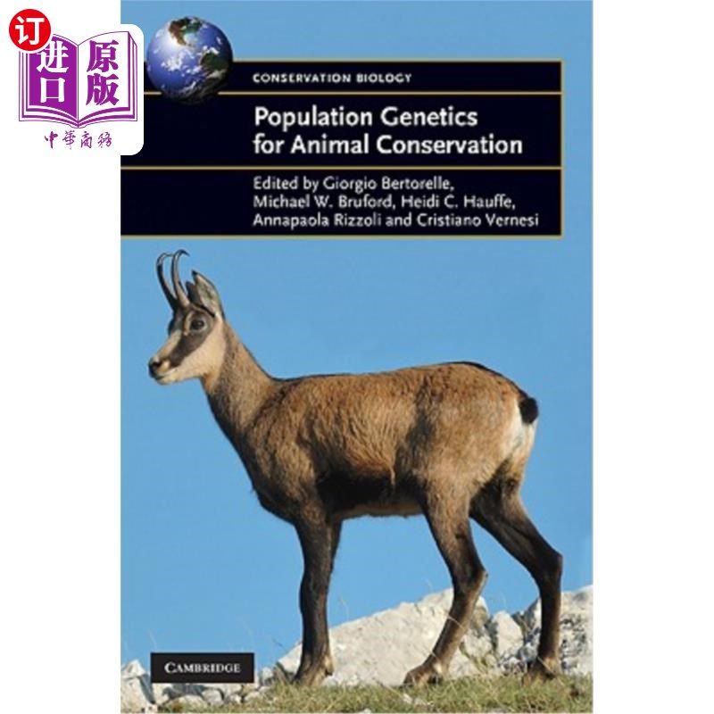 海外直订Population Genetics for Animal Conservation 动物保护的群体遗传学