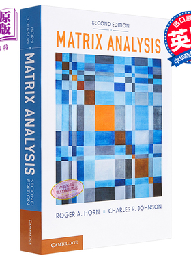 预售 矩阵分析 第2版 英文原版 豆瓣高分 Matrix Analysis 2nd Edition【中商原版】