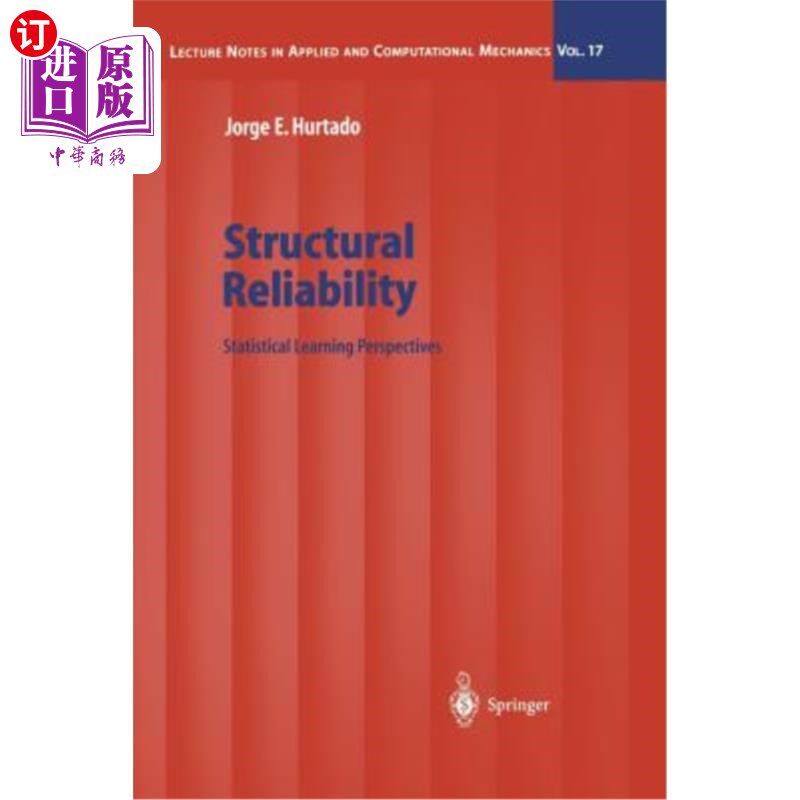 海外直订Structural Reliability: Statistical Learning Perspectives 结构可靠性:统计学习视角