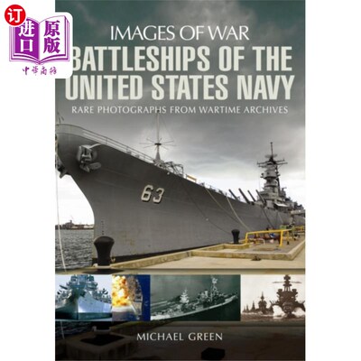 海外直订Battleships of the United States Navy 美国海军的战舰