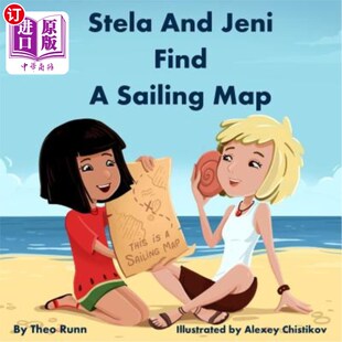 Find Jeni Sailing 斯特拉和珍妮找到一张航海地图 海外直订Stela Map And