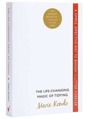 怦然心动的人生整理魔法 英文原版 近藤麻理惠 The Life-Changing Magic of Tidying 【中商原版】可搭配陈果的书全套 心灵鸡