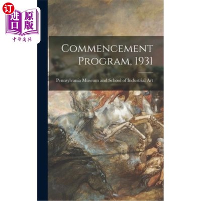 海外直订Commencement Program, 1931 1931年开始计划,