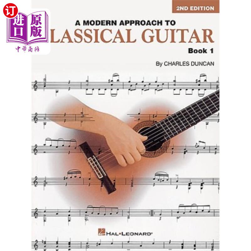 海外直订A Modern Approach to Classical Guitar, Book 1 古典吉他的现代方法，第1册