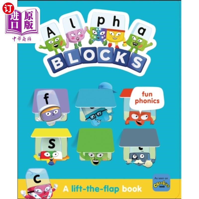 海外直订Alphablocks Fun Phonics: A Lift-the-Flap Book Alphablocks Fun Phonics: A Lift-the-Flap Book