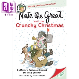 Great Christmas 圣诞节 the 儿童小初文学故事书 小侦探内特6 英文原版 and Nate 桥梁章节书 Crunchy 中商原版 12岁