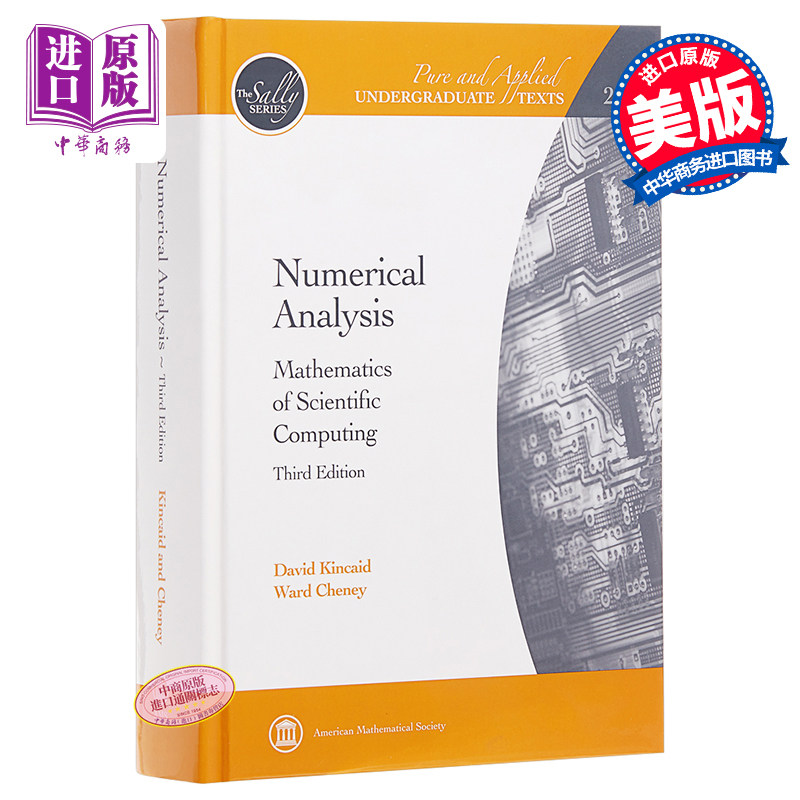 预售 Numerical Analysis 英文原版 数值分析：科学计算的数学（美国数学协会） American Mathematical Society【中商原版】