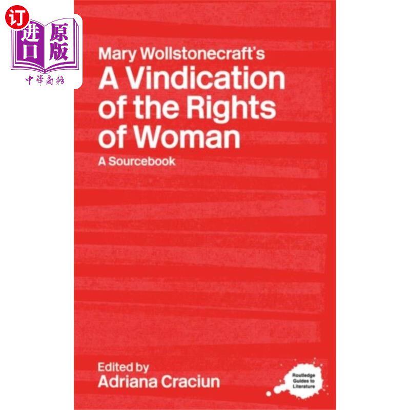 海外直订Mary Wollstonecraft's A Vindication of the Right... 玛丽·沃斯通克拉夫特的《为妇女权利辩护