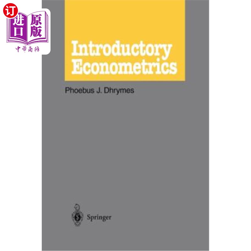 海外直订Introductory Econometrics 计算机经济学导论