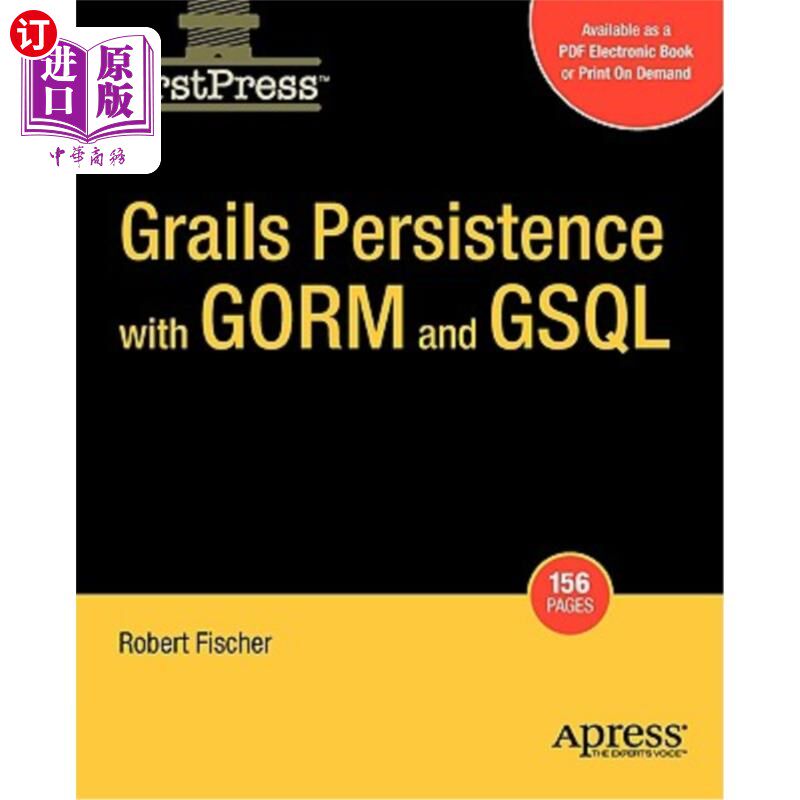 海外直订Grails Persistence with Gorm and Gsql 使用Gorm和Gsql实现Grails持久性