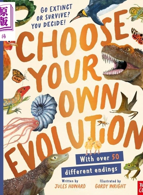 选择你的进化 灭绝还是生存 由你决定 Choose Your Own Evolution Go Extinct or Survive You Decide 英文原版书【中商原版?