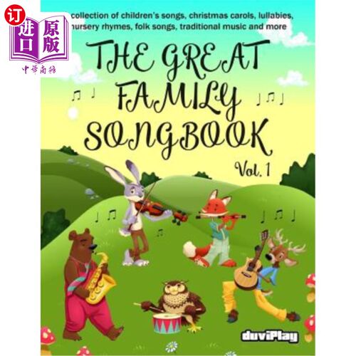 海外直订The Great Family Songbook. Vol 1 伟大的家庭歌曲集第一卷