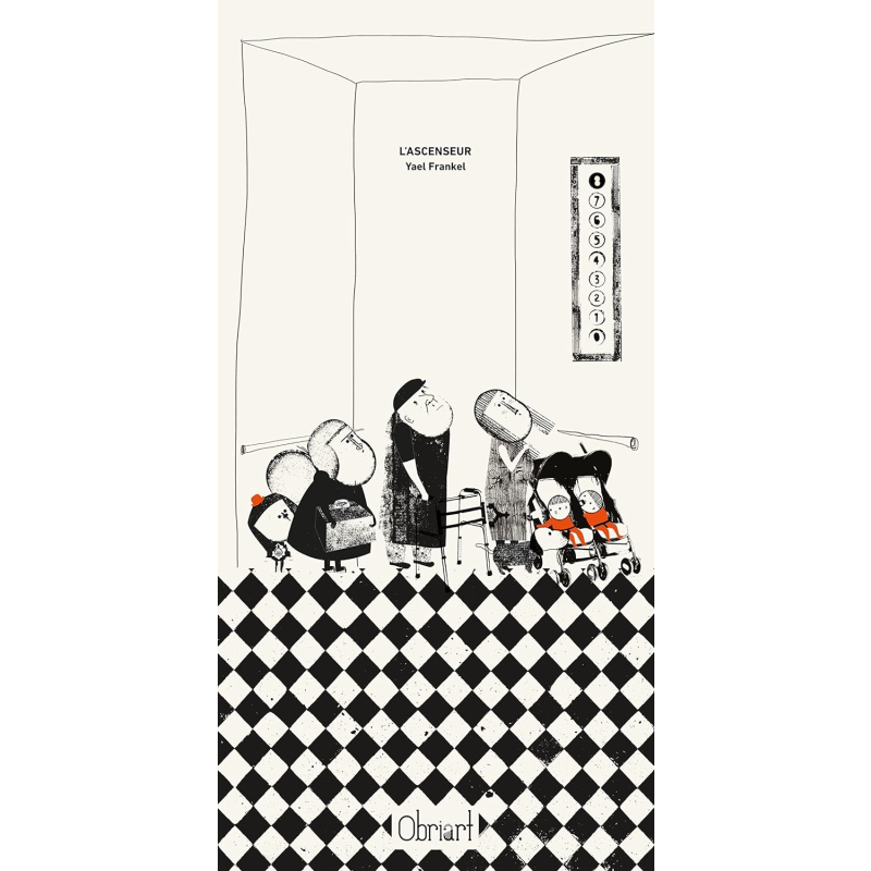 【法文版】法语绘本 上行的电梯 阿根廷插画师Yael Frankel著 Lascenseur 法文原版 Yael Frankel 绘本【中商原版】