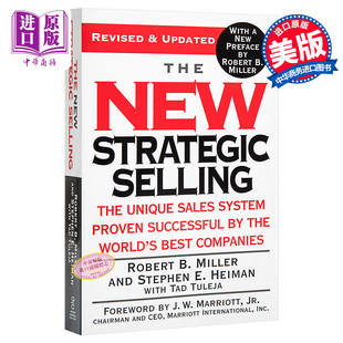 战略销售 New 中商原版 经管读物 Strategic Miller Robert 新 Selling The 预售 英文原版
