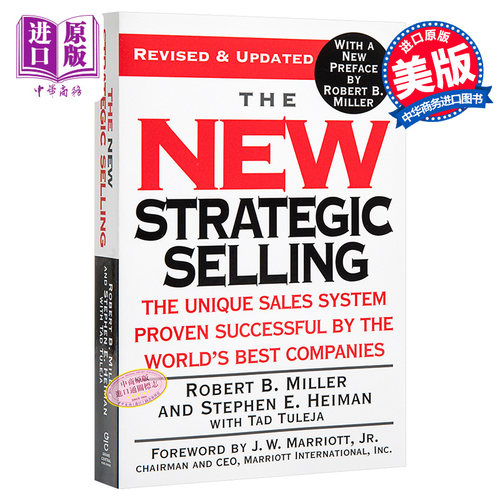 【中商原版】新的战略销售 英文原版 The New Strategic Selling /Robert Miller 经管读物