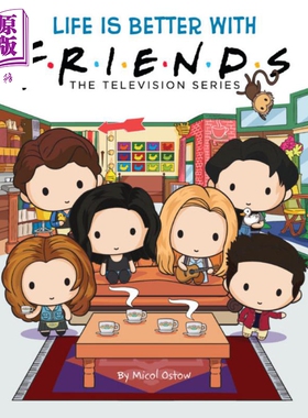 现货 Life is Better with Friends 老友记英文原版绘本 钱德勒小钱钱 马修派瑞Matthew Perry 精装【中商原版】