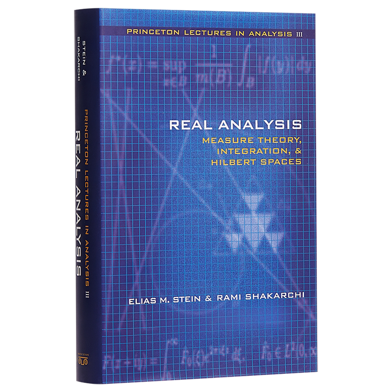 实分析 测度理论 整合与希尔伯特空间 英文原版 Real Analysis Elias Menachem Stein【中商原版】