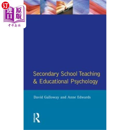 海外直订Secondary School Teaching and Educational Psychology 中学教学与教育心理学