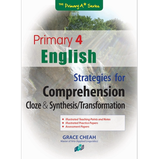 现货 新加坡教辅 小学四年级英语练习册 完形填空策略 English Strategies for Comprehension Cloze 4年级提分宝典【中商原版】