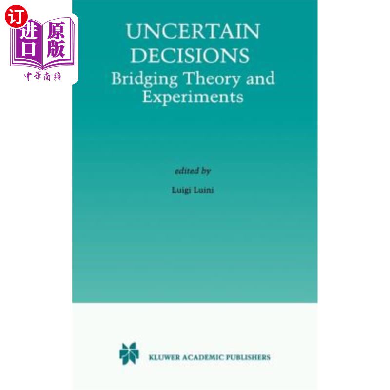 海外直订Uncertain Decisions: Bridging Theory and Experiments 不确定决策:理论与实验的桥梁