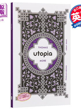 托马斯·莫尔：乌托邦 英文原版 Penguin Great Ideas : Utopia Thomas More 【中商原版】