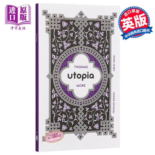 托马斯·莫尔：乌托邦 英文原版 Penguin Great Ideas : Utopia Thomas More 【中商原版】