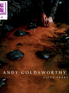 预售 Andy Goldsworthy: Fifty Years 进口艺术 雕塑家安迪 戈兹沃西：五十年【中商原版】