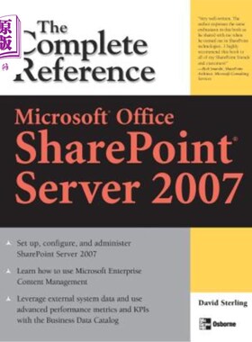 海外直订Microsoft(r) Office Sharepoint(r) Server 2007: The Complete Reference Microsoft（r）Office Sh