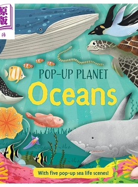 立体书 海洋生态 Pop-Up Planet Oceans 英文原版 儿童科普绘本 立体绘本 动物知识百科图画书 进口童书 【中商原版】