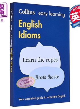 预售 Collins Easy Learning English Idioms 柯林斯易学英语 惯用语 英文原版 英语习语指南【中商原版】