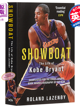 科比自传 科比传记 科比布莱恩特的人生 英文原版 Showboat The Life of Kobe Bryant 科比周边科比书籍科比纪念书籍 NBA篮球周边