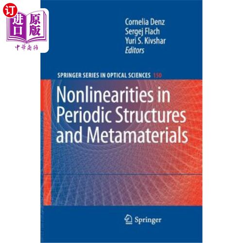 海外直订Nonlinearities in Periodic Structures and Metamaterials 周期结构和超材料中的非线性