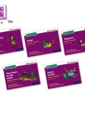 海外直订Read Write Inc. Phonics: Purple Set 2A Storybook... Read Write公司拼读:紫色套装2A故事书一套50本