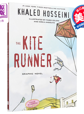 追风筝的人漫画书英文版 The Kite Runner Graphic Novel 追风筝的人英文图像小说版 追风筝的人英文原版 追风筝的人正版 胡赛尼