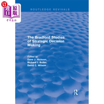 海外直订The Bradford Studies of Strategic Decision Making 布拉德福德战略决策研究