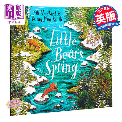 预售 【中商原版】小熊的春天 英文原版 Little Bear's Spring 自然 季节 友谊 故事绘本 2-6岁 精品绘本 Briony May Smith插画绘?