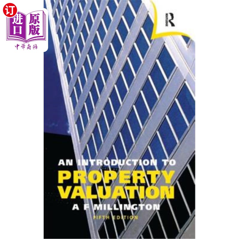 海外直订An Introduction to Property Valuation 房地产估价导论