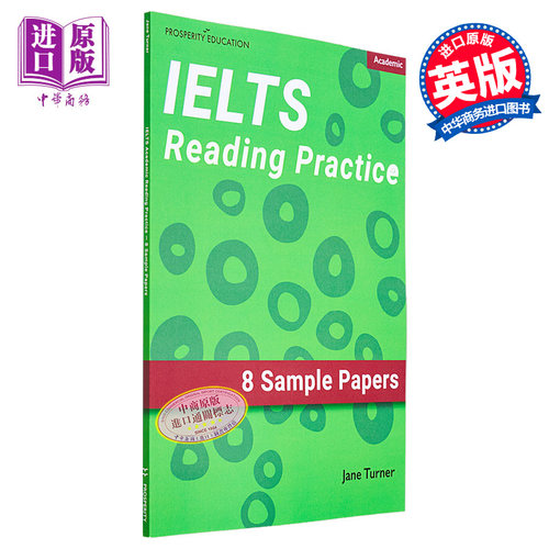 IELTS Academic Reading Practice Eight practice tests 雅思考试学术阅读练习8套模拟测试试题英文原版进口图书【中商原版?