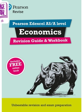 Pearson Revise 培生爱德思AS Alevel经济学复习指南+练习册含电子版Edexcel Economics Revision Guide Workbook【中商原版?