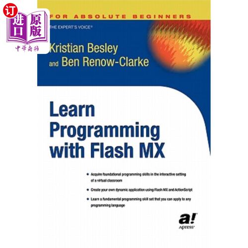 海外直订Learn Programming with Flash MX 学习使用Flash MX编程